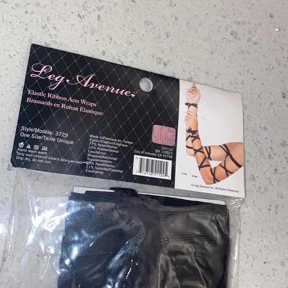 LEG AVENUE Elastic Ribbon Arm Wraps - Picture 4 of 5